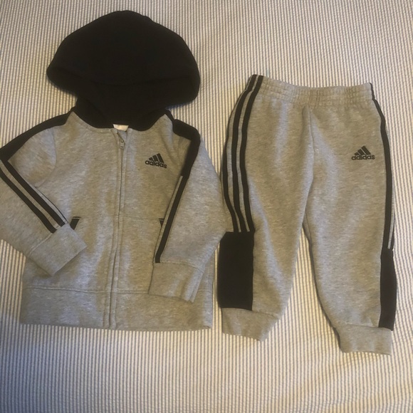 boys adidas khaki tracksuit